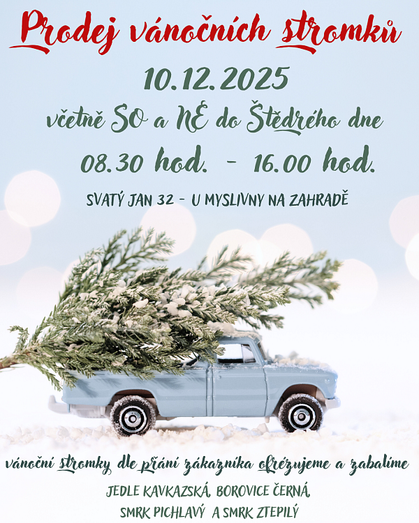 Prodej stromků 2025